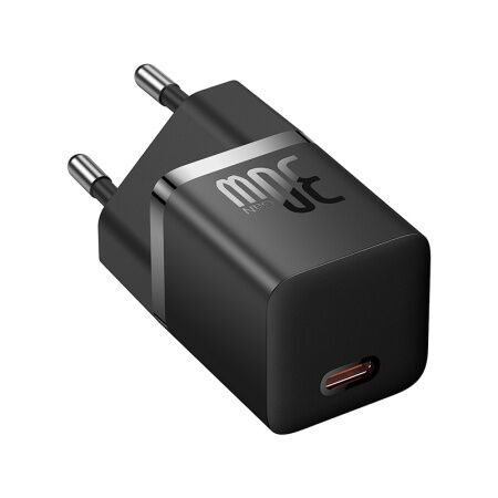 Зарядное устройство BASEUS GaN5 Fast Charger(mini) USB-C, 3A, 30W, черный - 4