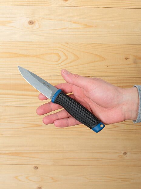 Нож Ganzo G806 черный c синим, G806-BL - 9