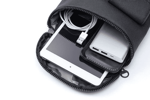 Наполнение внутреннего отсека рюкзака Xiaomi